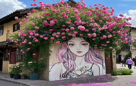  雅江怎么设计网红打卡墙绘