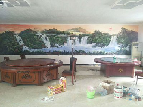 雅江墙绘-写实风景