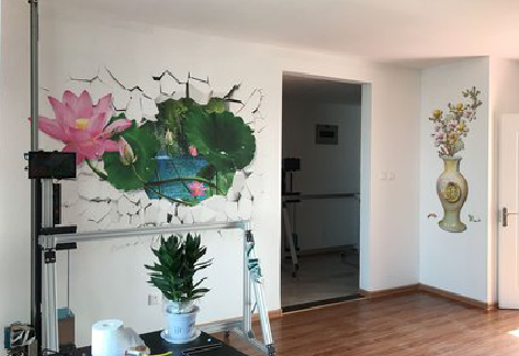  雅江墙体彩绘相比墙纸的优势。