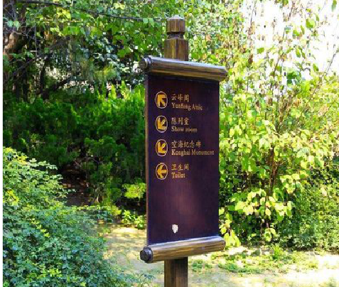  雅江标识牌与环境之间有什么关系？