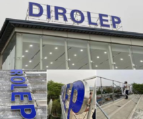  雅江楼顶发光字安装的注意事项。